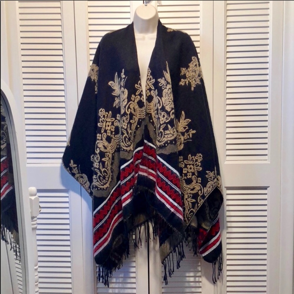 NWT 29 Palms Poncho/Wrap, OS